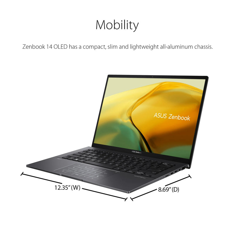 ASUS Zenbook 14" OLED TOUCHSCREEN AMD RYZEN 7 (16GB RAM 512GB SSD) - UM3420Y