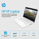 HP 14" LED Display Intel Celeron Laptop N4500 (4GB RAM 64GB eMMC) - DQ3000DX