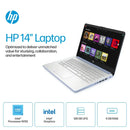 HP-14" Intel N1500 Laptop (4GB RAM 128GB STORAGE) - DQ6012DX