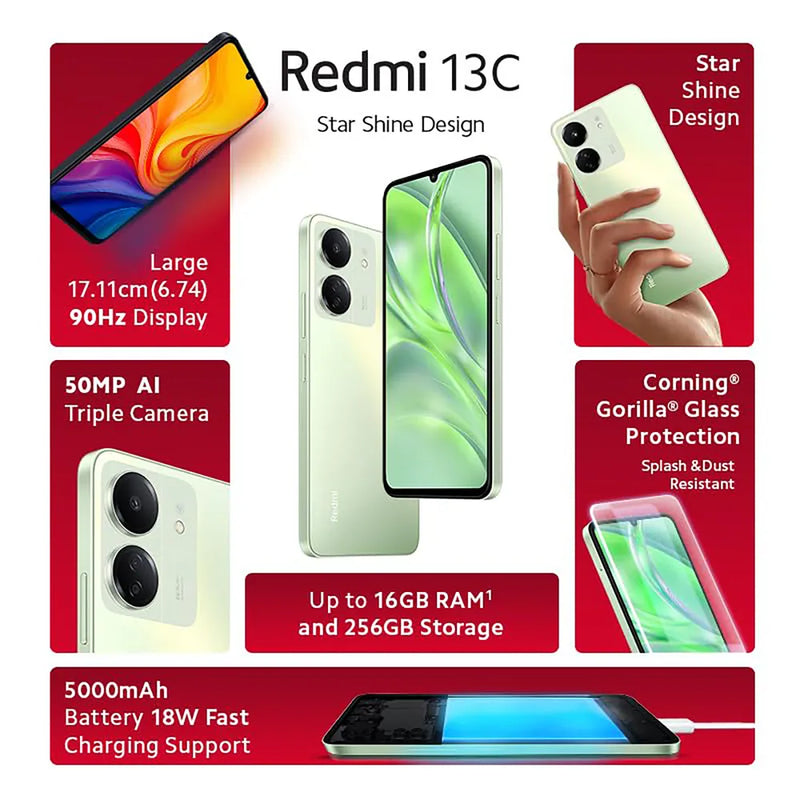 REDMI 13C (8GB RAM 256GB STORAGE)