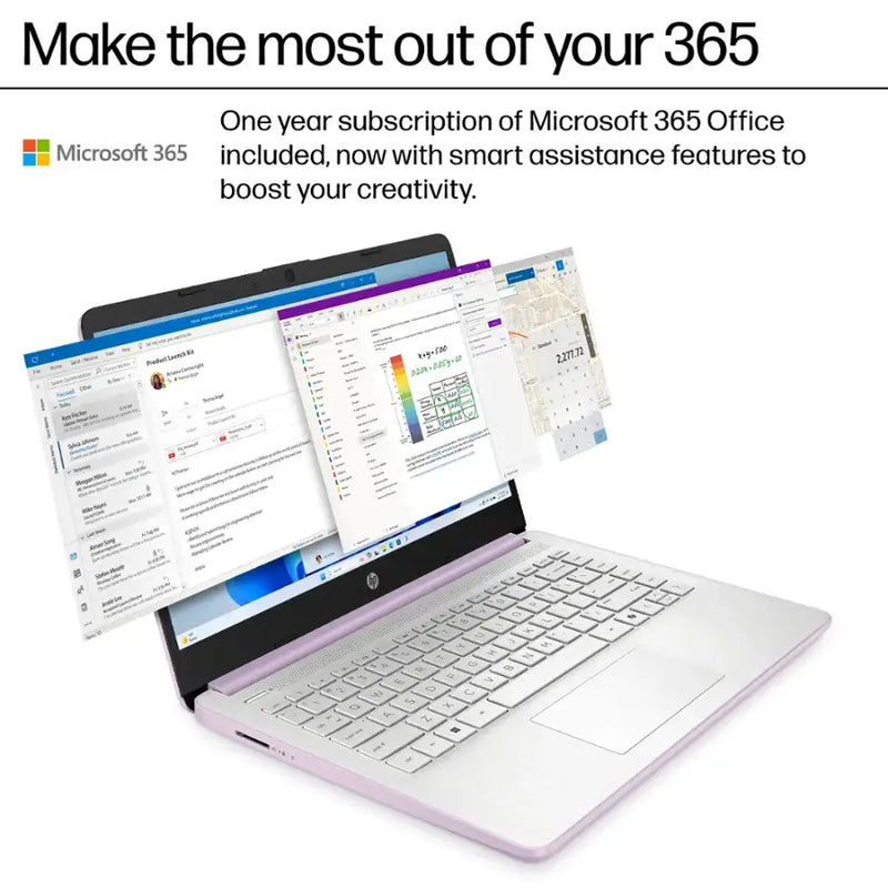 HP-14" Intel N1500 Laptop (4GB RAM 128GB STORAGE) - DQ6014DX