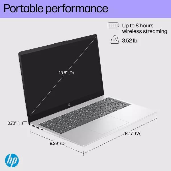 HP 15T-FD000 15.6" intel core i7 laptop (8GB RAM 256GB SSD)
