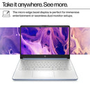 HP-14" Intel N1500 Laptop (4GB RAM 128GB STORAGE) - DQ6012DX