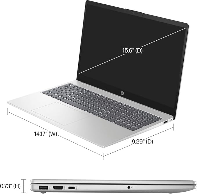 HP 15.6" Touch Screen Laptop AMD Ryzen 5 7520U (8GB RAM 512GB SSD) - FC0025DX