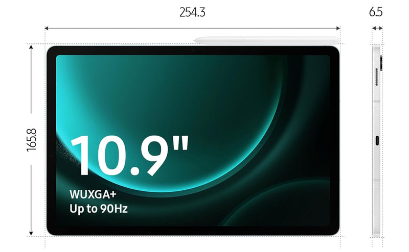 SAMSUNG TAB S9 FE 5G (6GB RAM 128GB STORAGE)