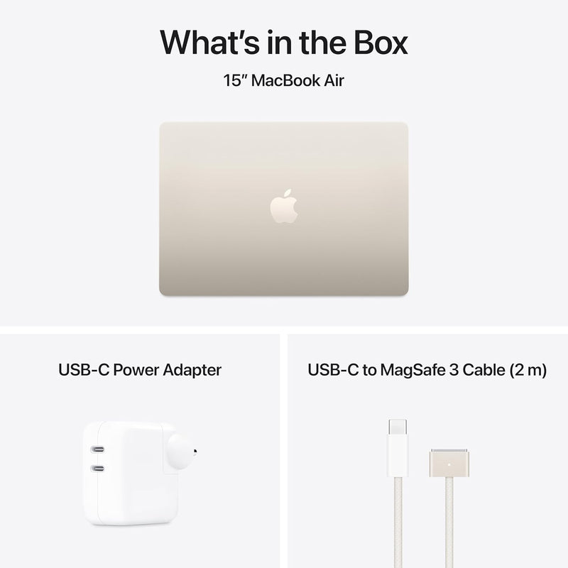 APPLE MACBOOK AIR 15" M4 CHIP (16GB RAM 256GB STORAGE)