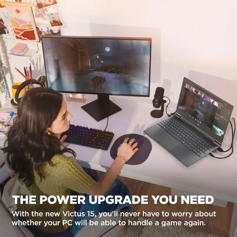 HP Victus 15.6" AMD Ryzen 7 144Hz Full HD Gaming Laptop (16GB RAM 512GB SSD - FB3093DX