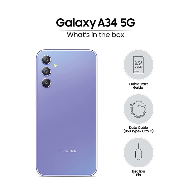 SAMSUNG GALAXY A34 5G (8GB RAM 128GB STORAGE)