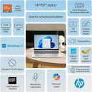HP-15 15.6" AMD Ryzen 5  7520u Laptop (8GB RAM 512GB SSD) - FC0041WM