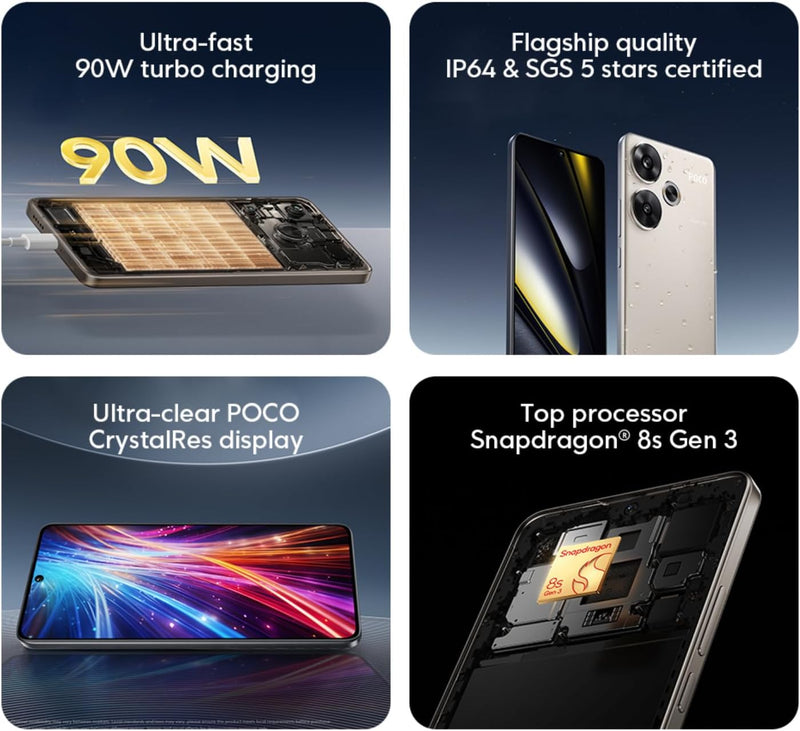 POCO F6 5G (8GB RAM 256GB STORAGE)