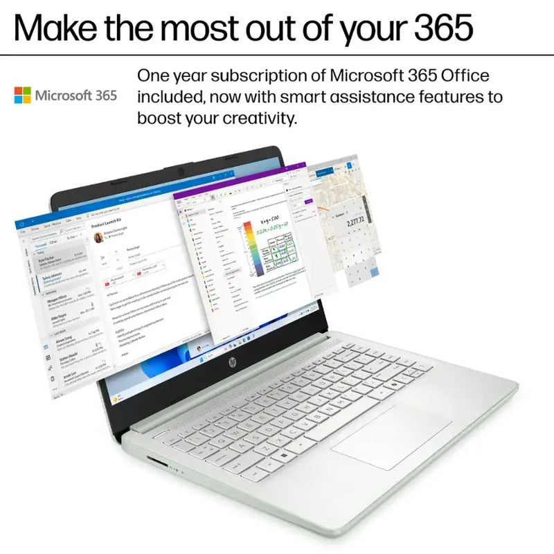 HP-14" Intel N1500 Laptop (4GB RAM 128GB STORAGE) - DQ6013DX