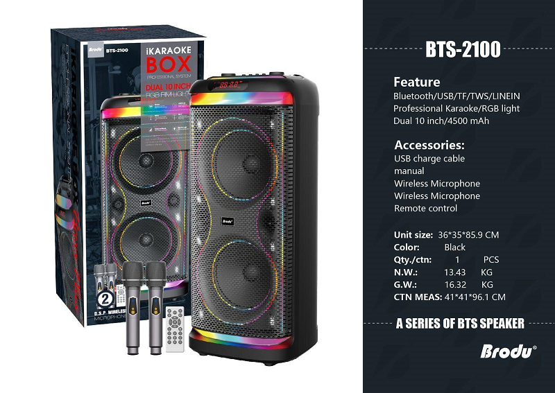 BRODU BTS 2100 Portable Speaker