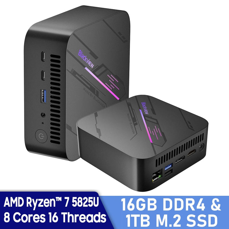 BLACK VIEW MP100 MINI PC (16GB RAM 1TB SSD STORAGE)