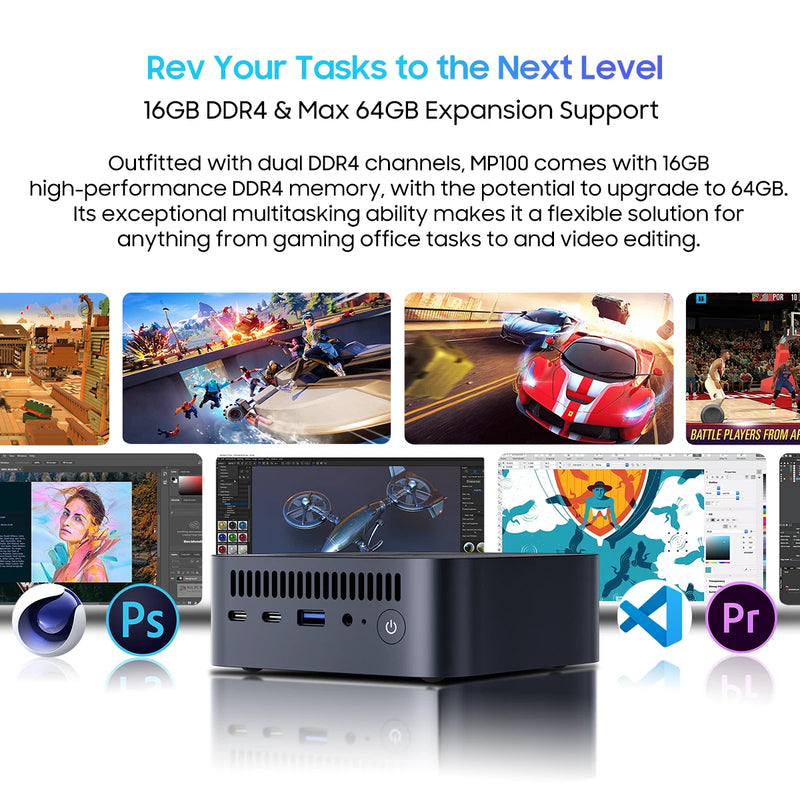 BLACK VIEW MP100 MINI PC (16GB RAM 1TB SSD STORAGE)