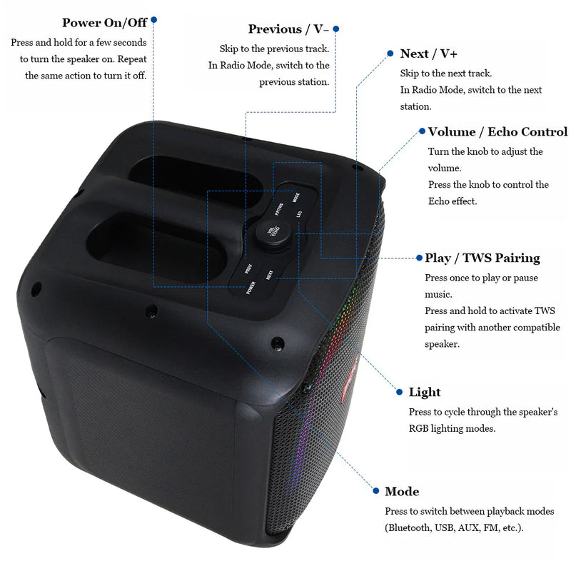 FOL L1206M WIRELESS SPEAKER