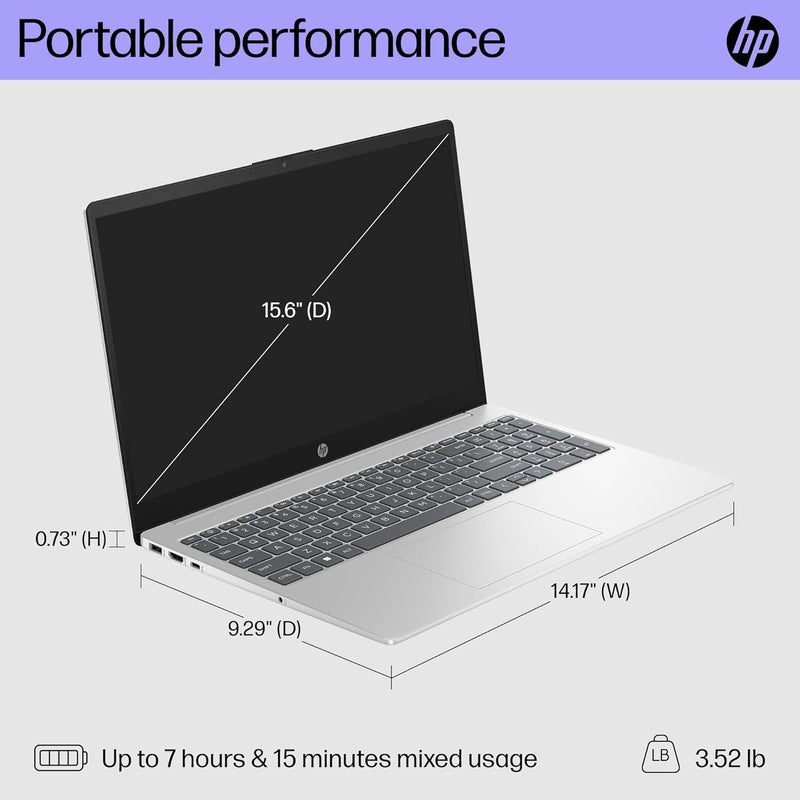 HP 15 Intel Core i5 Touch Screen 15.6"(8GB RAM 512GB SSD STORAGE) - FD0150WM