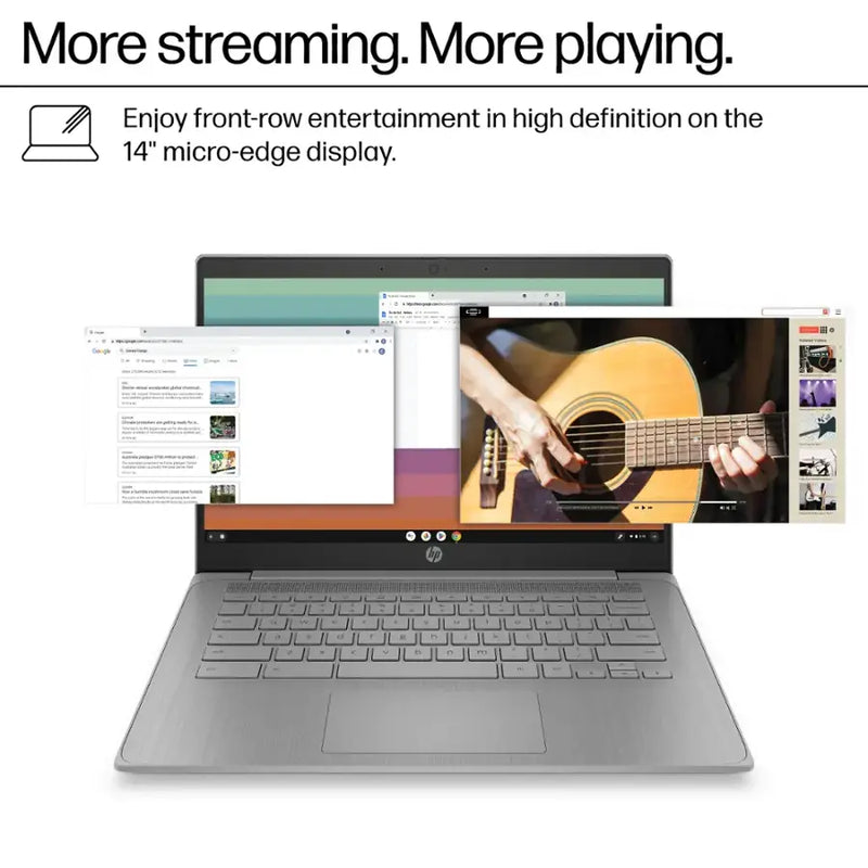 HP 14" Chromebook Intel Celeron Laptop (4GB RAM 64GB eMMC STORAGE) - NE1013DX