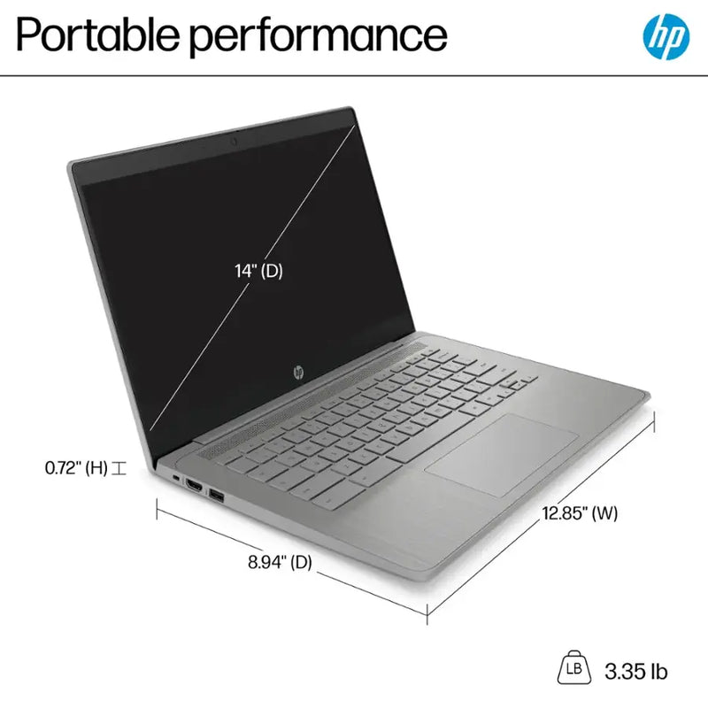 HP 14" Chromebook Intel Celeron Laptop (4GB RAM 64GB eMMC STORAGE) - NE1013DX