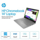HP 14" Chromebook Intel Celeron Laptop (4GB RAM 64GB eMMC STORAGE) - NE1013DX