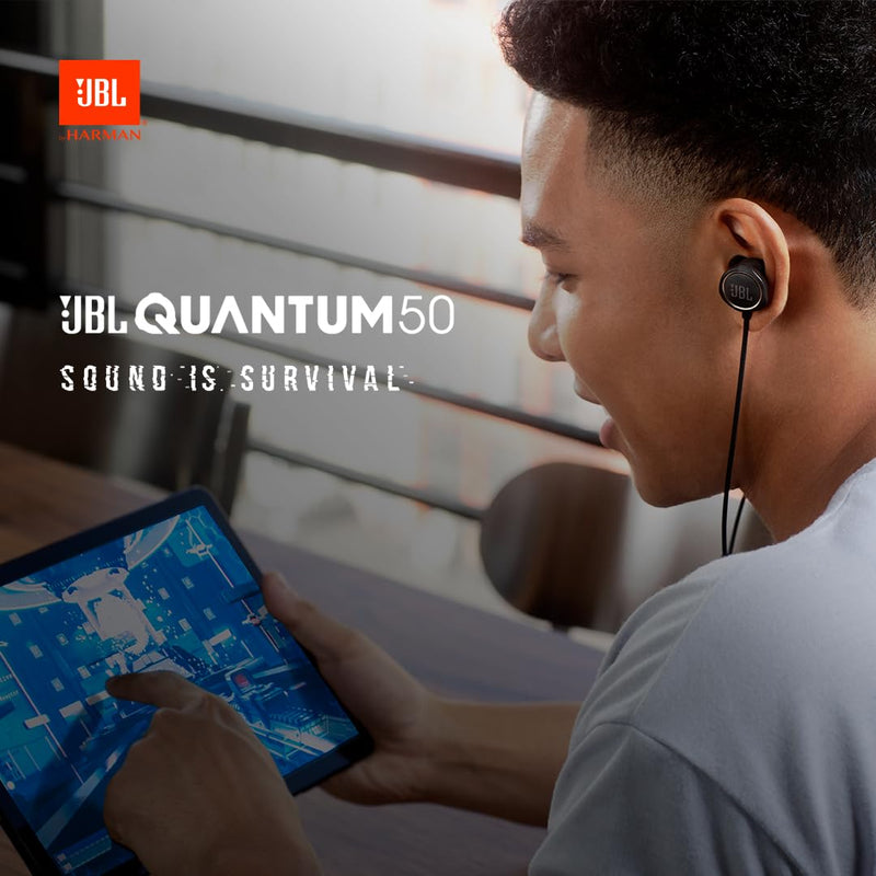 JBL QUANTUM 50 WIRED IN-EAR GAMING EARPHONES