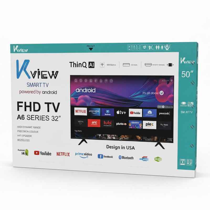 KVIEW 32" LED Smart Android TV