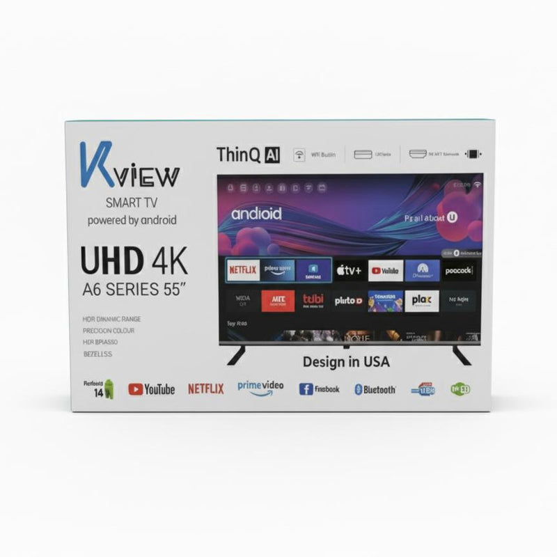 KVIEW 55" LED Smart Android TV