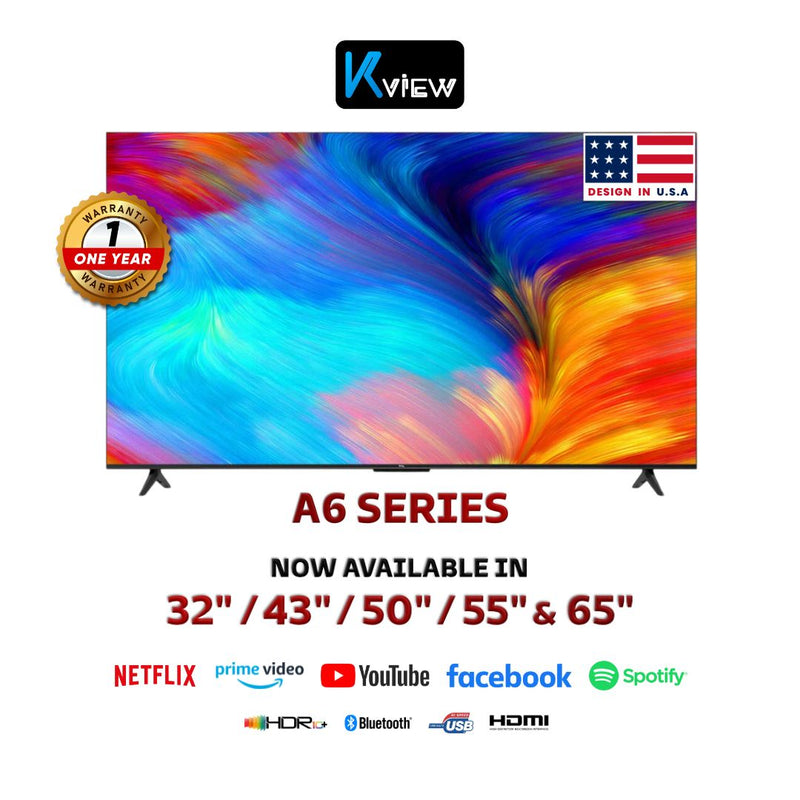 KVIEW 55" LED Smart Android TV