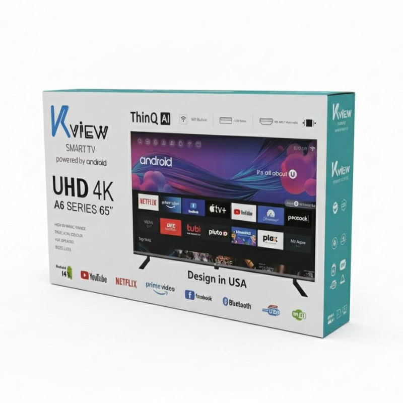 KVIEW 65" LED Smart Android TV