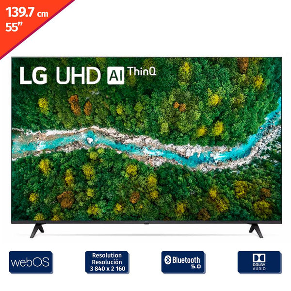 LG 55″ UHD THINQ True 4K UHD SMART TV - 55UP7710PSB