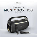 HiFuture MUSICBOX 100 Wireless Speaker with Wireless MIC