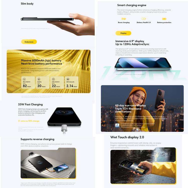 POCO C85 (6GB RAM 128GB STORAGE)