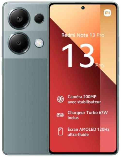 Amazon.com: Xiaomi Redmi Note 13 Pro 5G (256GB + 8GB) 6.67