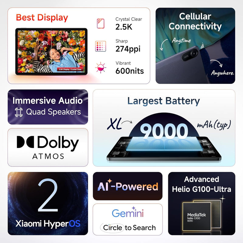 REDMI PAD 2 (8GB RAM 256GB STORAGE)