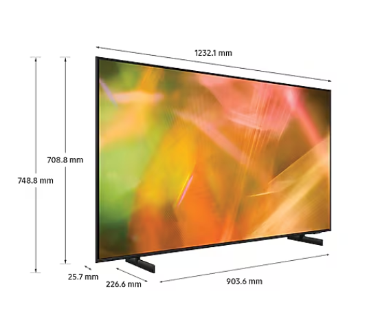 SAMSUNG 55-inch Ultra HD 4K Smart LED TV - 55AU8000BXZA