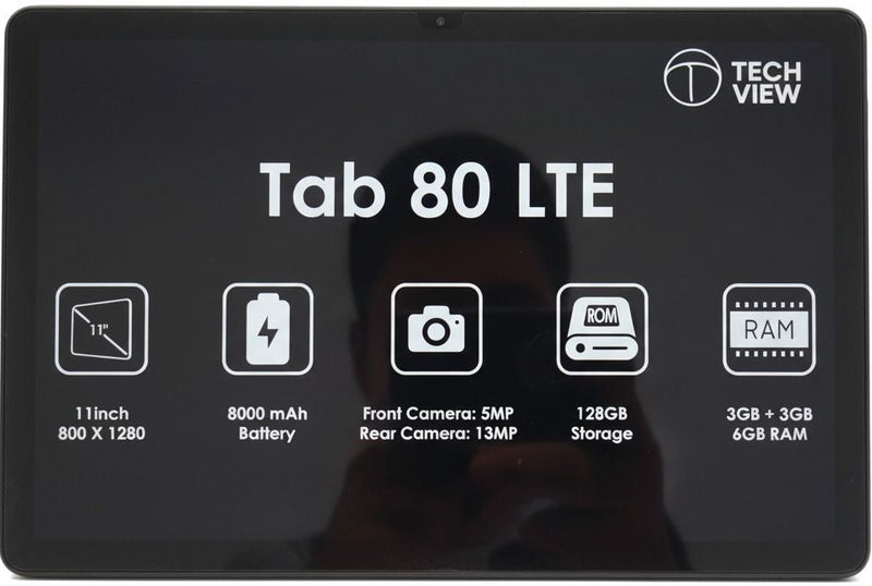 TECHVIEW TAB 80 LTE PHABLET (6GB RAM 128GB STORAGE)