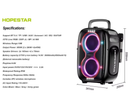 HOPESTAR PARTY ONE CLUB SPEAKER