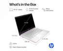 HP-14" Intel N150 laptop (4GB RAM 128GB UFS STORAGE) DQ6104DX