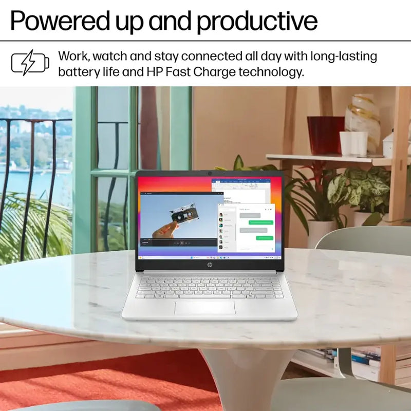 HP-14" Intel N1500 Laptop (4GB RAM 128GB STORAGE) - DQ6011DX