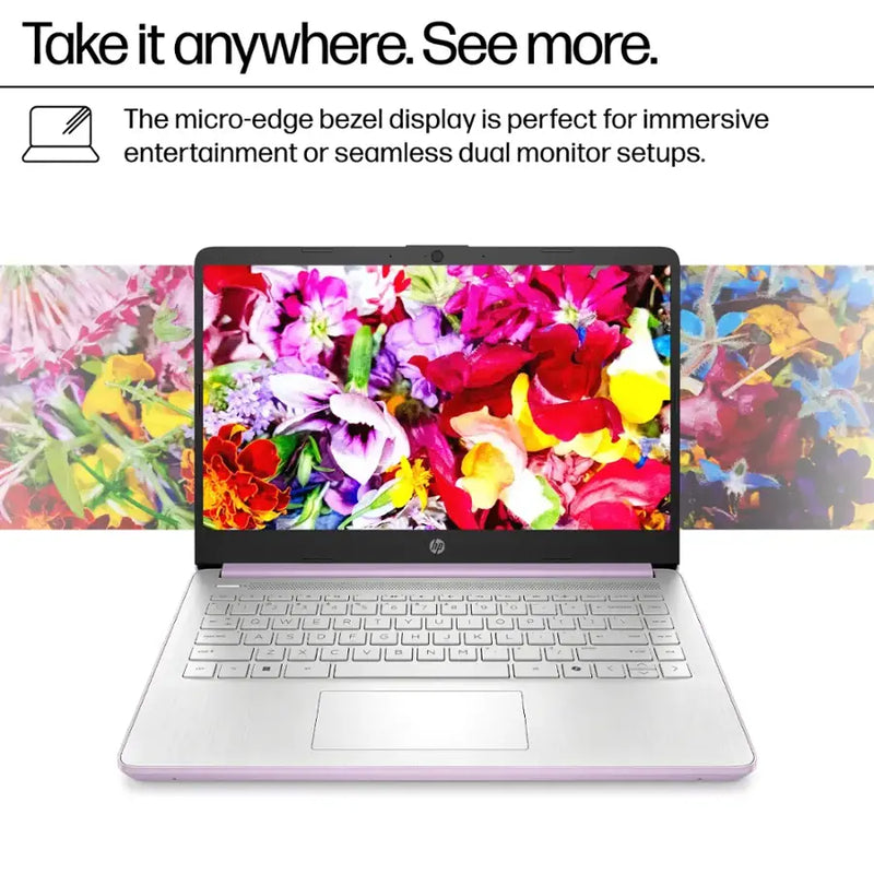 HP-14" Intel N1500 Laptop (4GB RAM 128GB STORAGE) - DQ6014DX