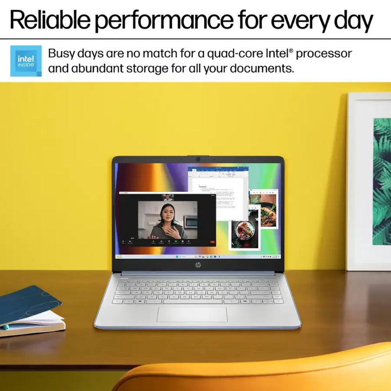 HP-14" Intel N1500 Laptop (4GB RAM 128GB STORAGE) - DQ6012DX