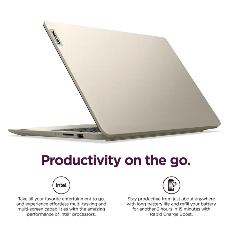Lenovo Ideapad 1 15.6" Slim Laptop (4GB RAM 128GB SSD) - 15IJL7