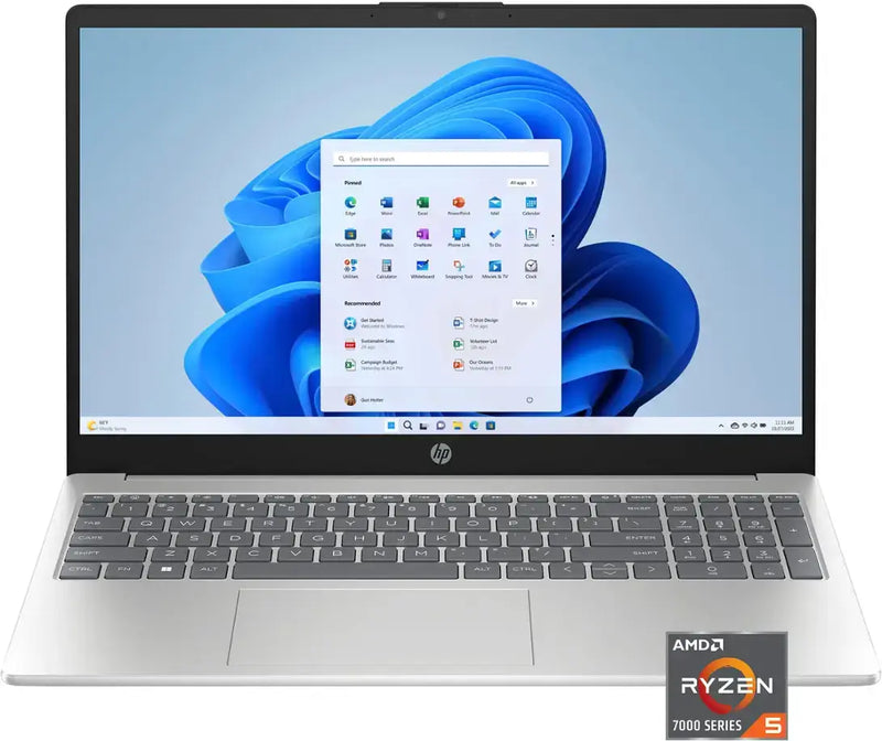 HP 15.6" Touch Screen Laptop AMD Ryzen 5 7520U (8GB RAM 512GB SSD) - FC0025DX