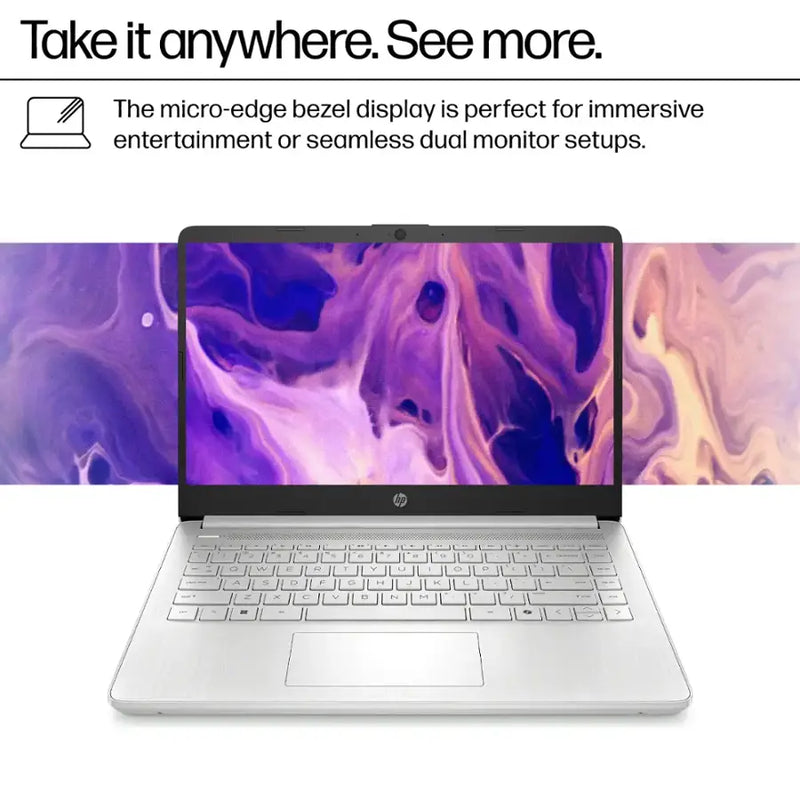 HP-14" Intel N1500 Laptop (4GB RAM 128GB STORAGE) - DQ6011DX