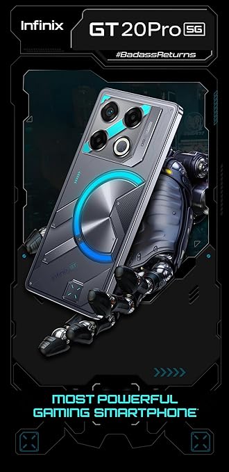 INFINIX GT 20 PRO with Gaming Kit (12GB RAM 256GB STORAGE)