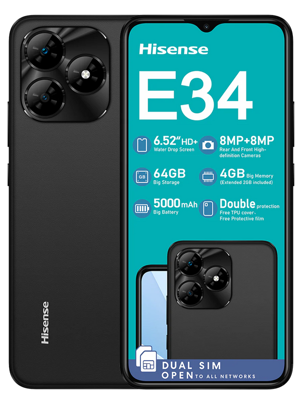 HISENSE E34 (2GB RAM 64GB STORAGE)