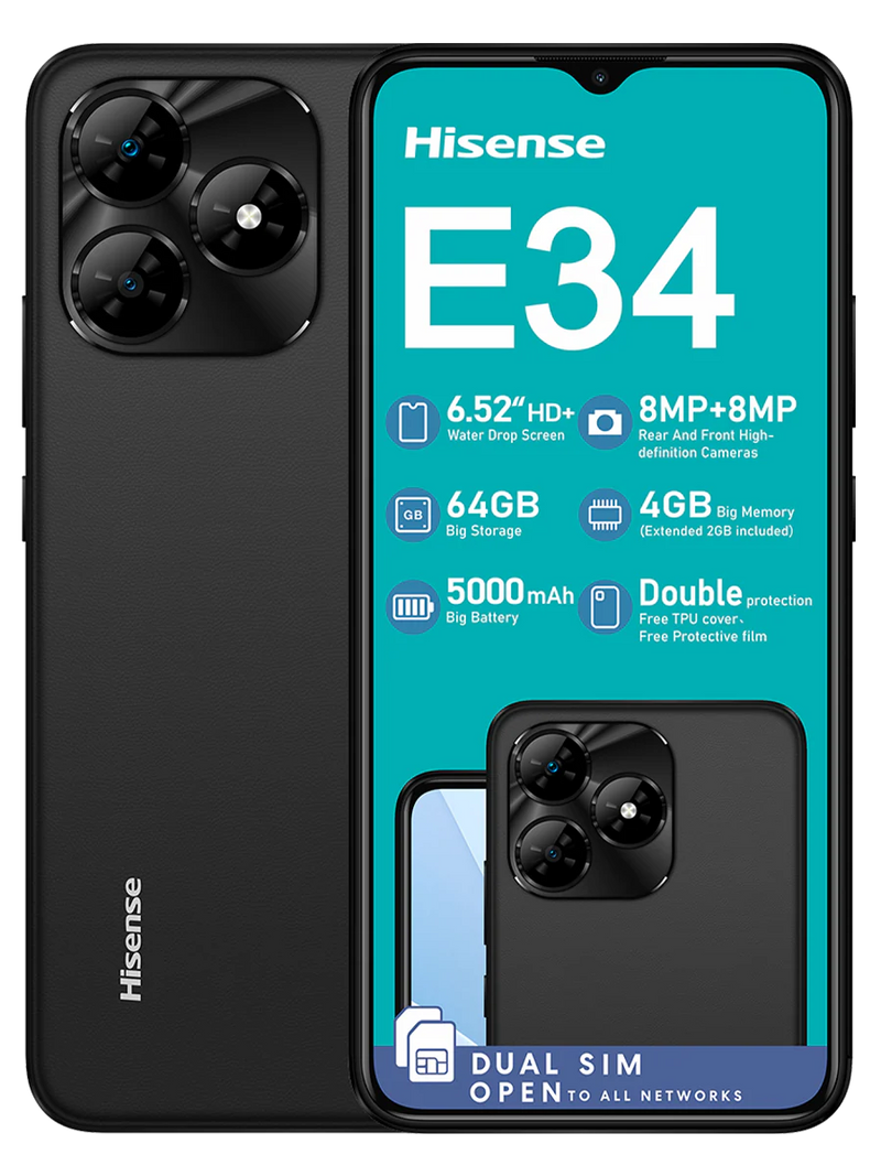 HISENSE E34 (2GB RAM 64GB STORAGE)