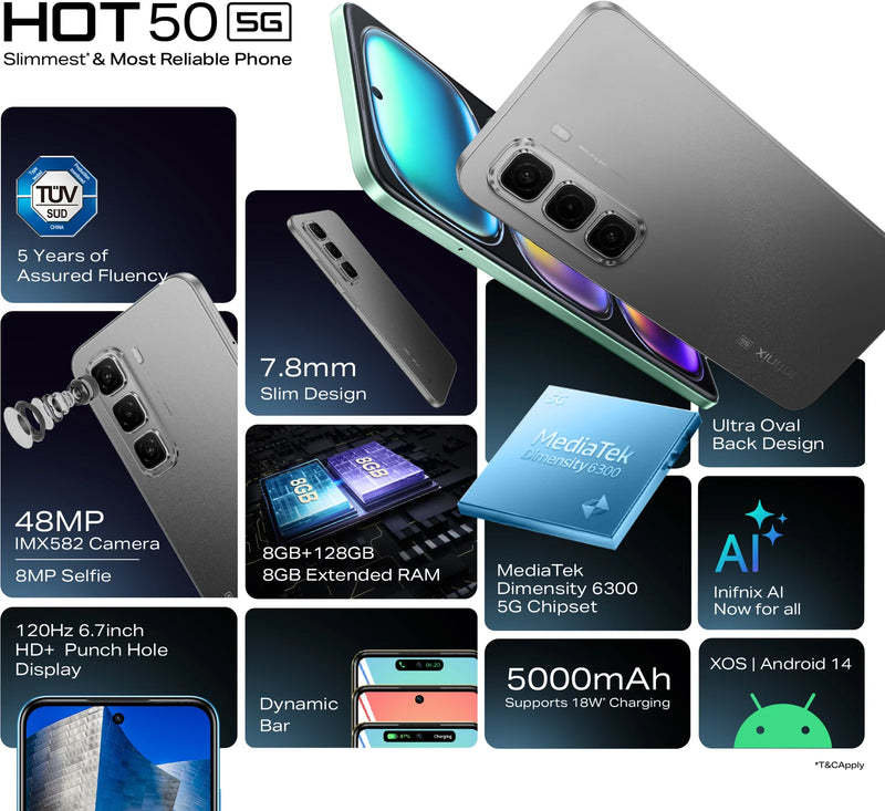 INFINIX HOT 50 (8GB 256GB STORAGE)