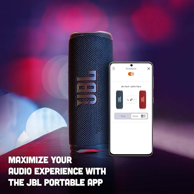 JBL FLIP 6 Wireless Portable Bluetooth Speaker.