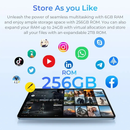 OUKITEL 0T5S Smart Tablet (6GB RAM 256GB STORAGE)