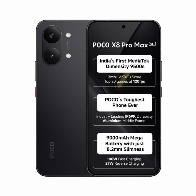 POCO X8 PRO MAX 5G (12GB RAM 256GB STORAGE)
